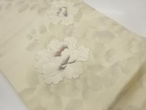 牡丹模様刺繍名古屋帯